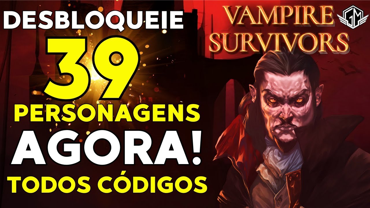 VAMPIRE SURVIVORS: DESBLOQUEIE 39 PERSONAGENS AGORA!!