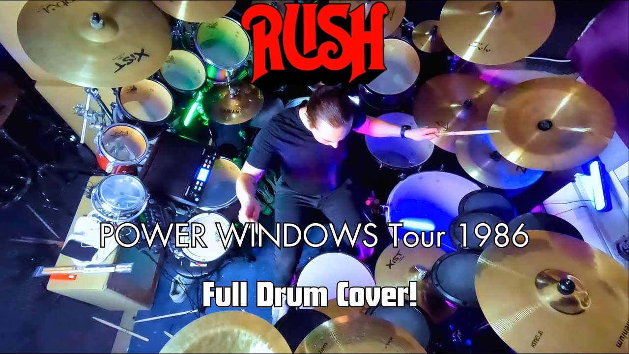 Rush - Power Windows Tour 1986 Drum Cover | Full Concert in One Take