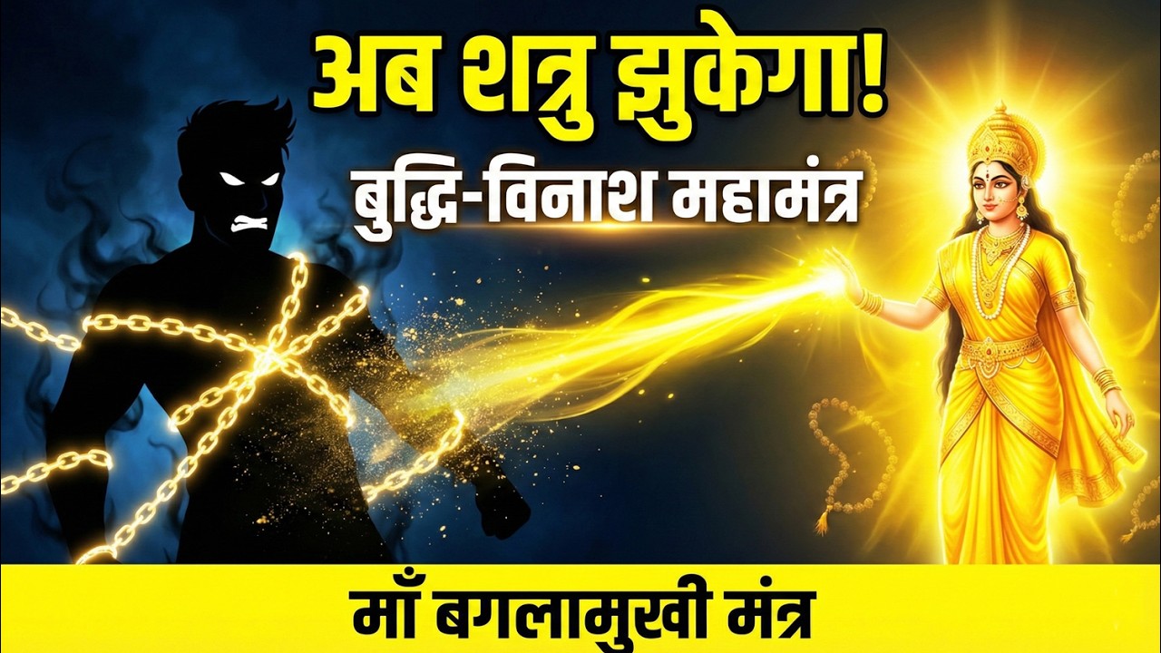 शत्रु खुद मांगेगा माफी! माँ बगलामुखी का बुद्धि-विनाश महामंत्र | माँ बगलामुखी मंत्र | Maa Baglamukhi