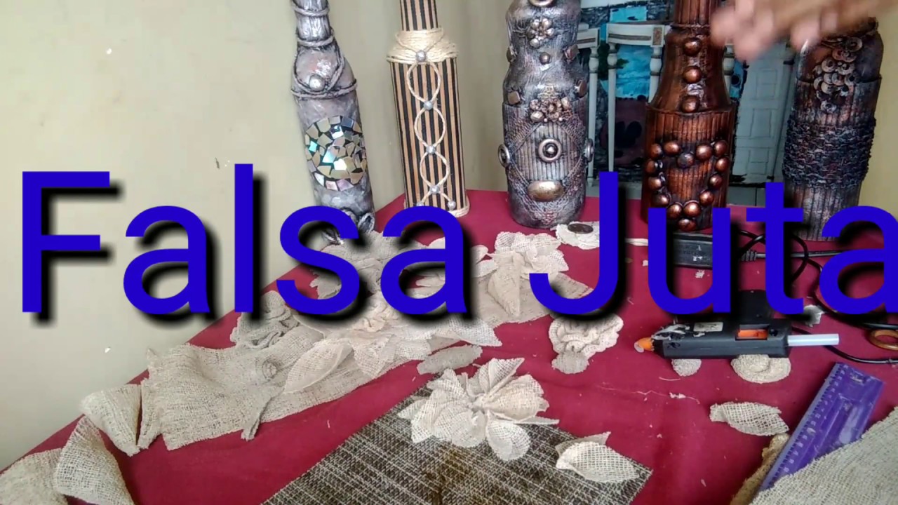 Aprenda Fazer Falsa Juta (E flor de juta).