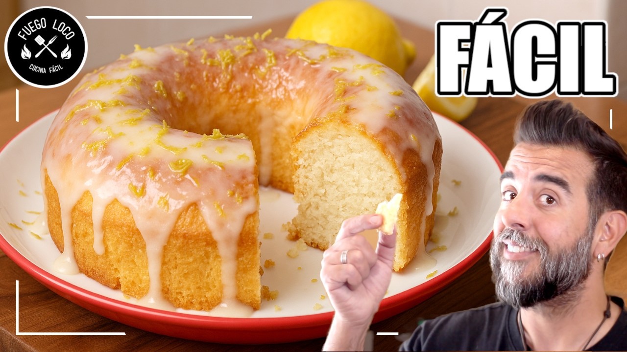 🍋 El BUDÍN de LIMÓN MÁS Esponjoso SÚPER Fácil y Paso a Paso