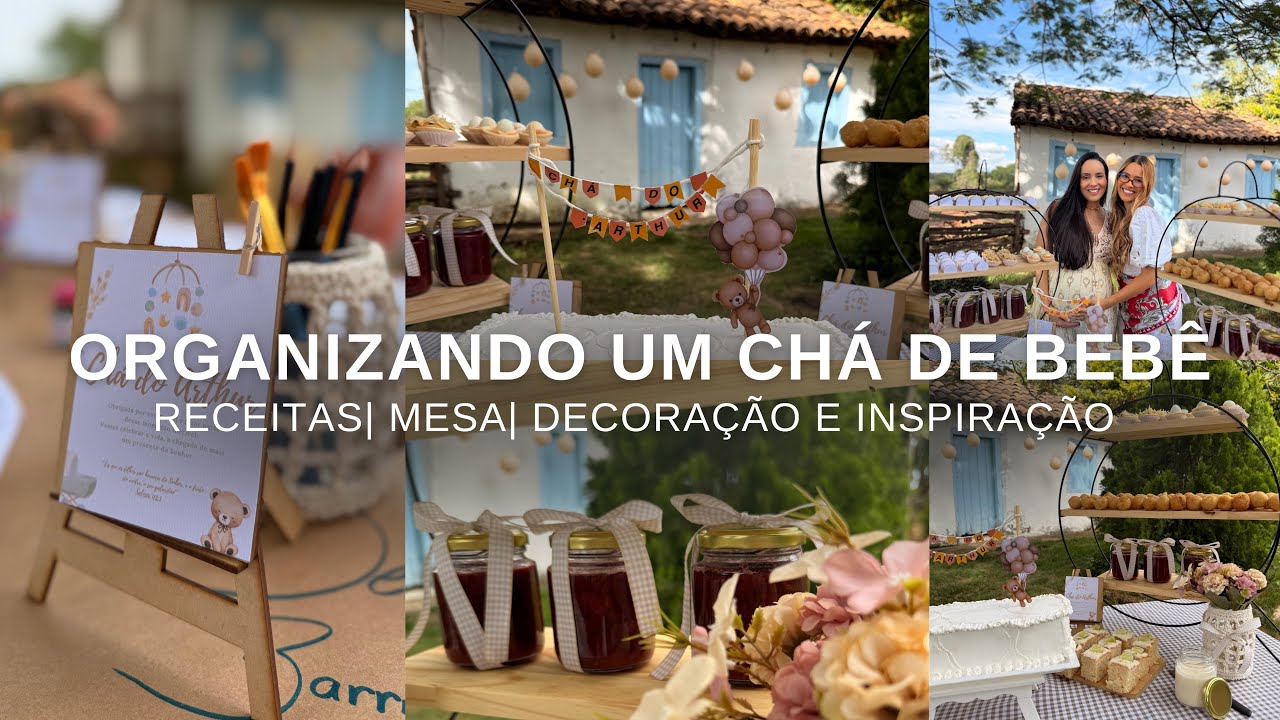 ORGANIZEI O CHÁ DE BEBÊ DA MINHA IRMÃ| Tarde de pintura, receitinhas, organização e dicas.