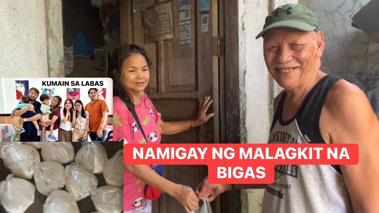 NAMIGAY NG MALAGKITA NA BIGAS | NILIBRE NI TITO BECCA NEMEN NG LUNCH 