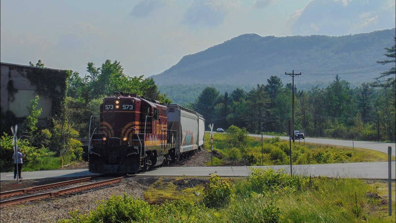Moving storage cars & equipment move | New Hampshire Central Railroad 