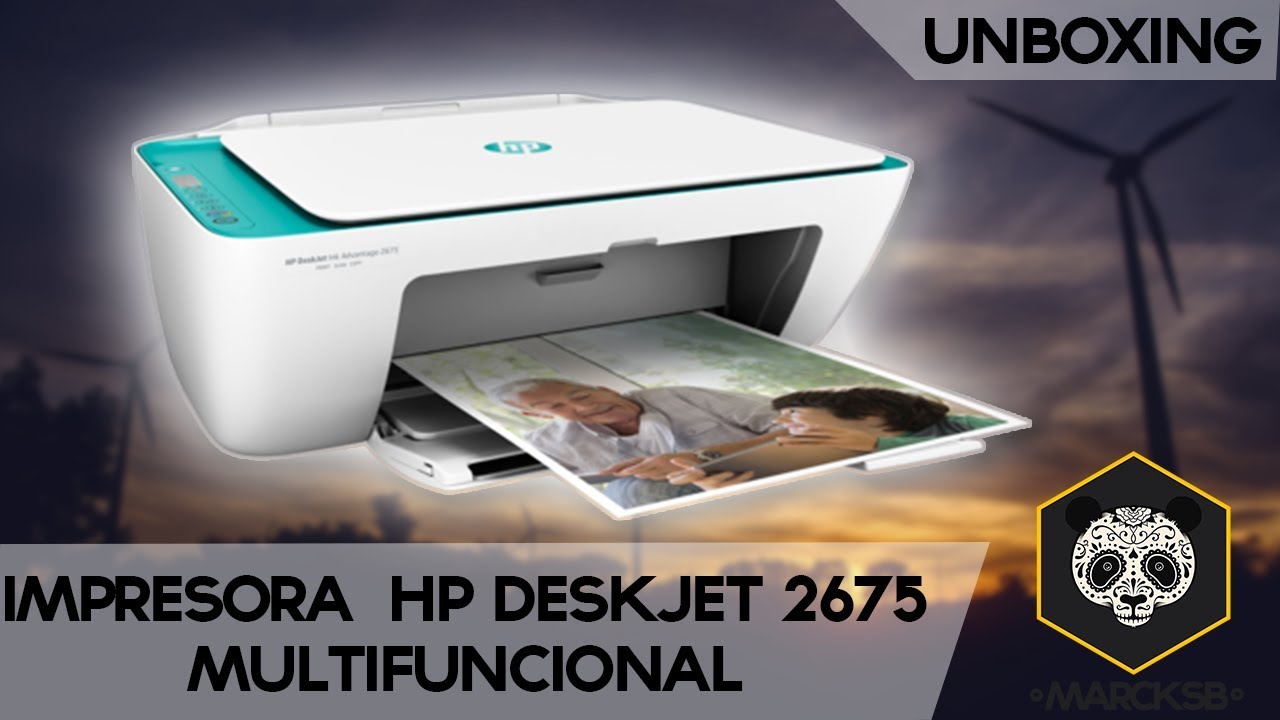 UNBOXING | HP DESKJET 2675 MULTIFUNCIONAL| REVIEW | MarckSB 2018