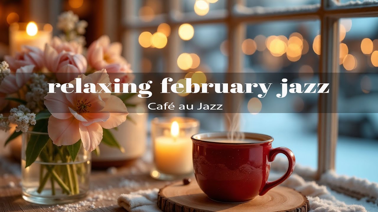 Relaxing February Morning Jazz Ambience ☕ Peaceful Café Atmosphere & Smooth Jazz for Study & Focus