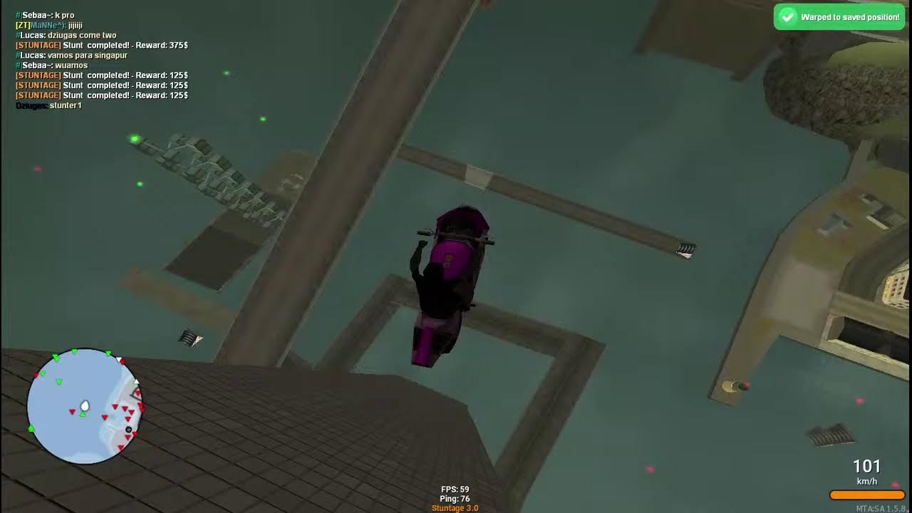 Multi Theft Auto: San Andreas Stuntage FFS Gaming #2