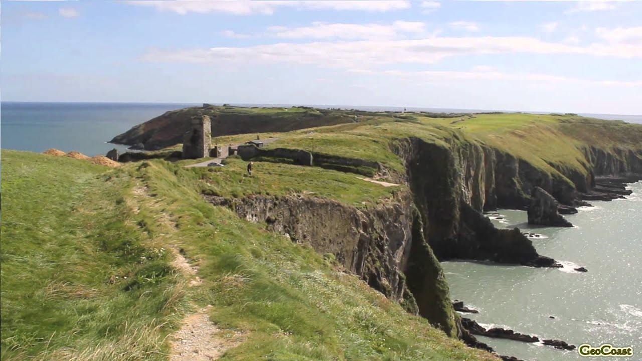 Geological View at the Old Head of Kinsale, Co. Cork, Ireland (Wild Atlantic Way)