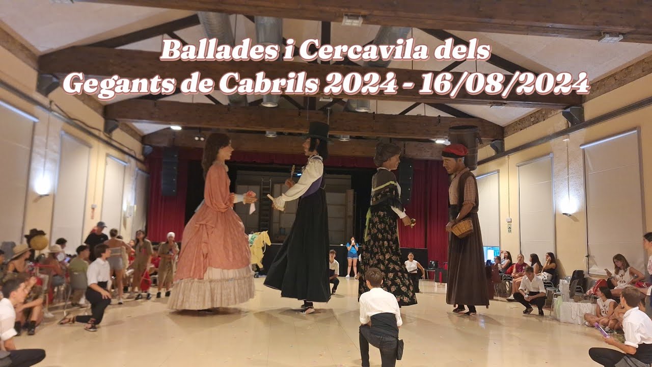 Ballades i Cercavila dels Gegants de Cabrils 2024 - Festes de Santa Helena'24 - 16/08/2024