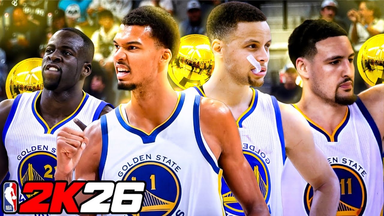 COLOQUEI O WEMBANYAMA NO WARRIORS DE 2017! (GANHEI TUDO?😨)