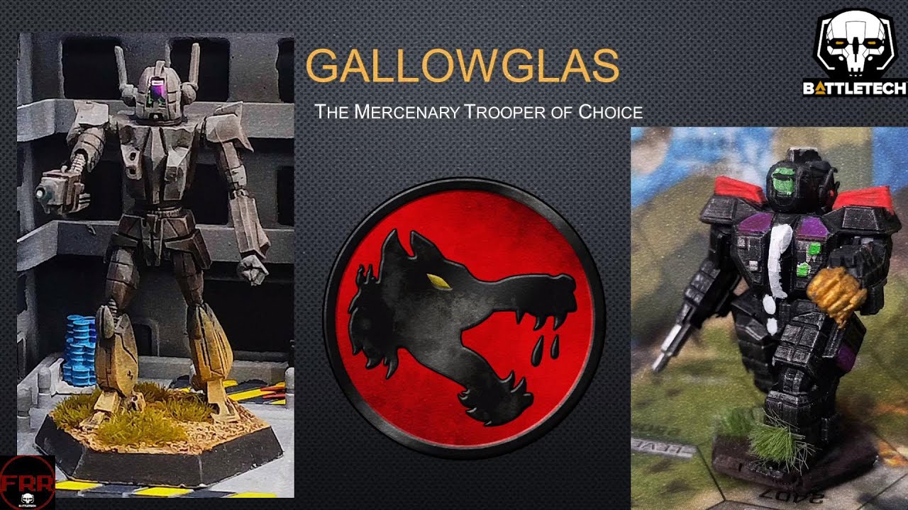 Battletech's Gallowglas, a Weird Mercenary Trooper!