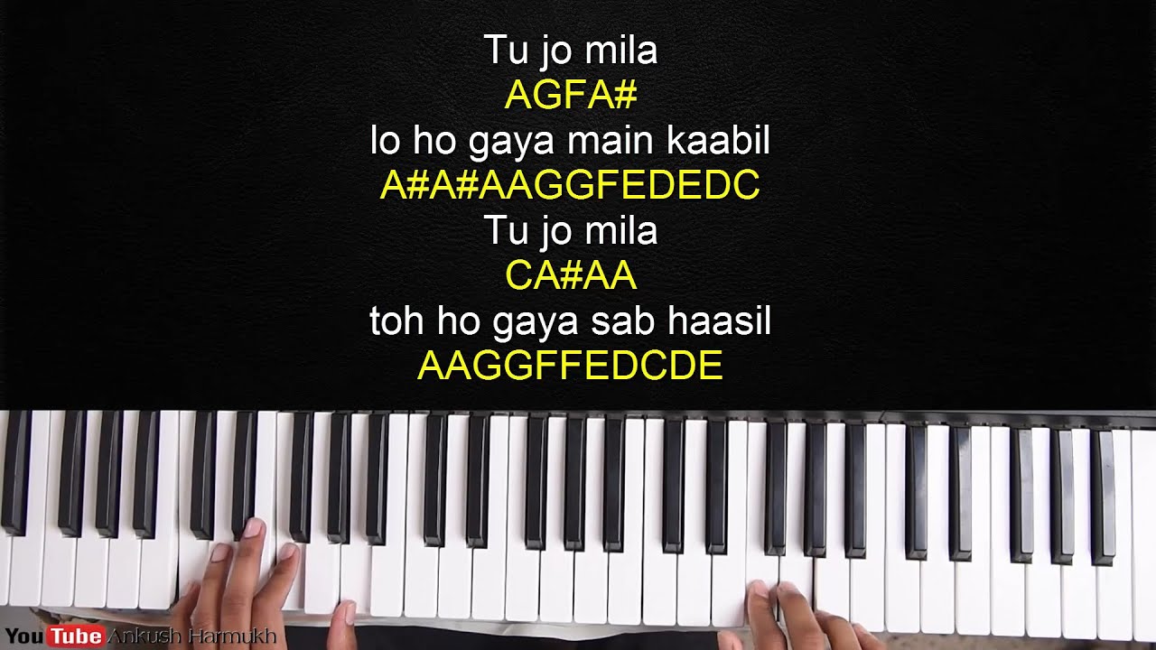 Tu Jo Mila Bajrangi Bhaijaan Full Piano/Keyboard Tutorial