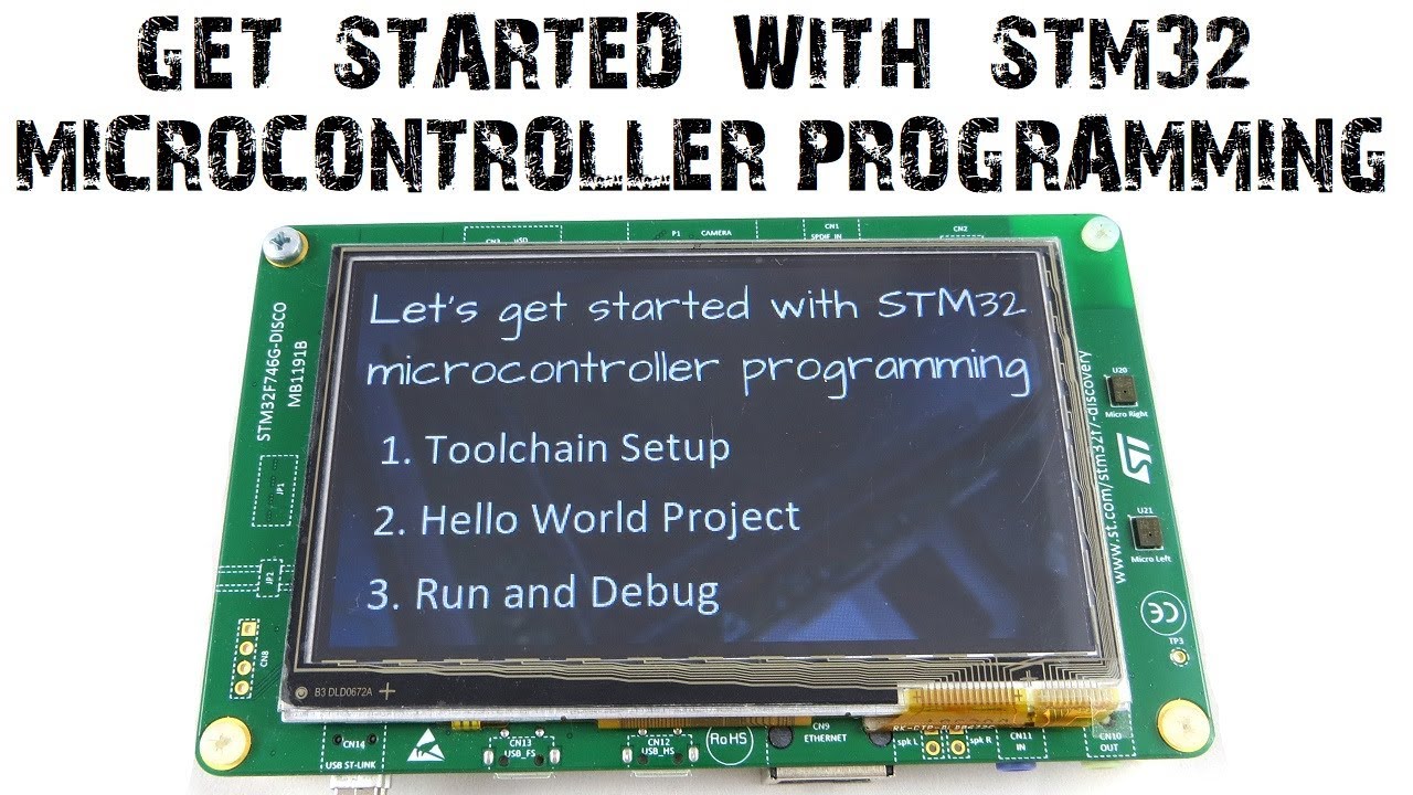 Get started with STM32 microcontroller programming