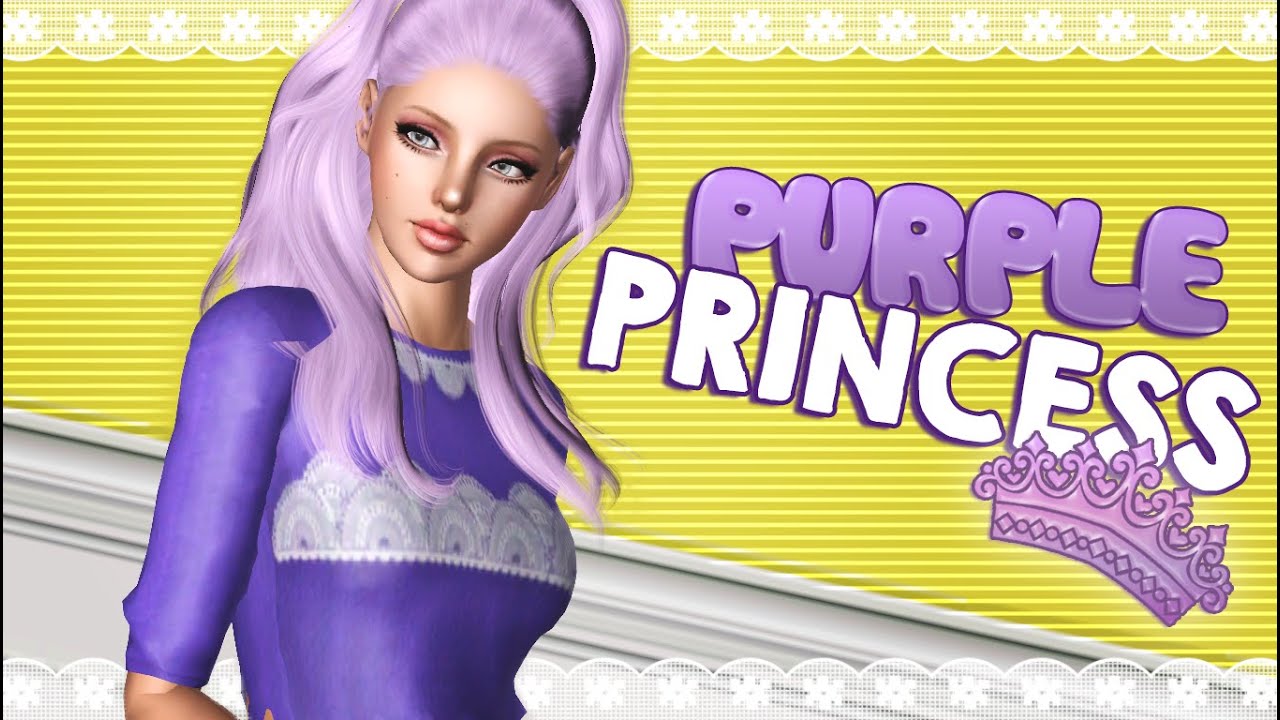 The Sims 3: Create A Sim | Purple Princess ✧˖°