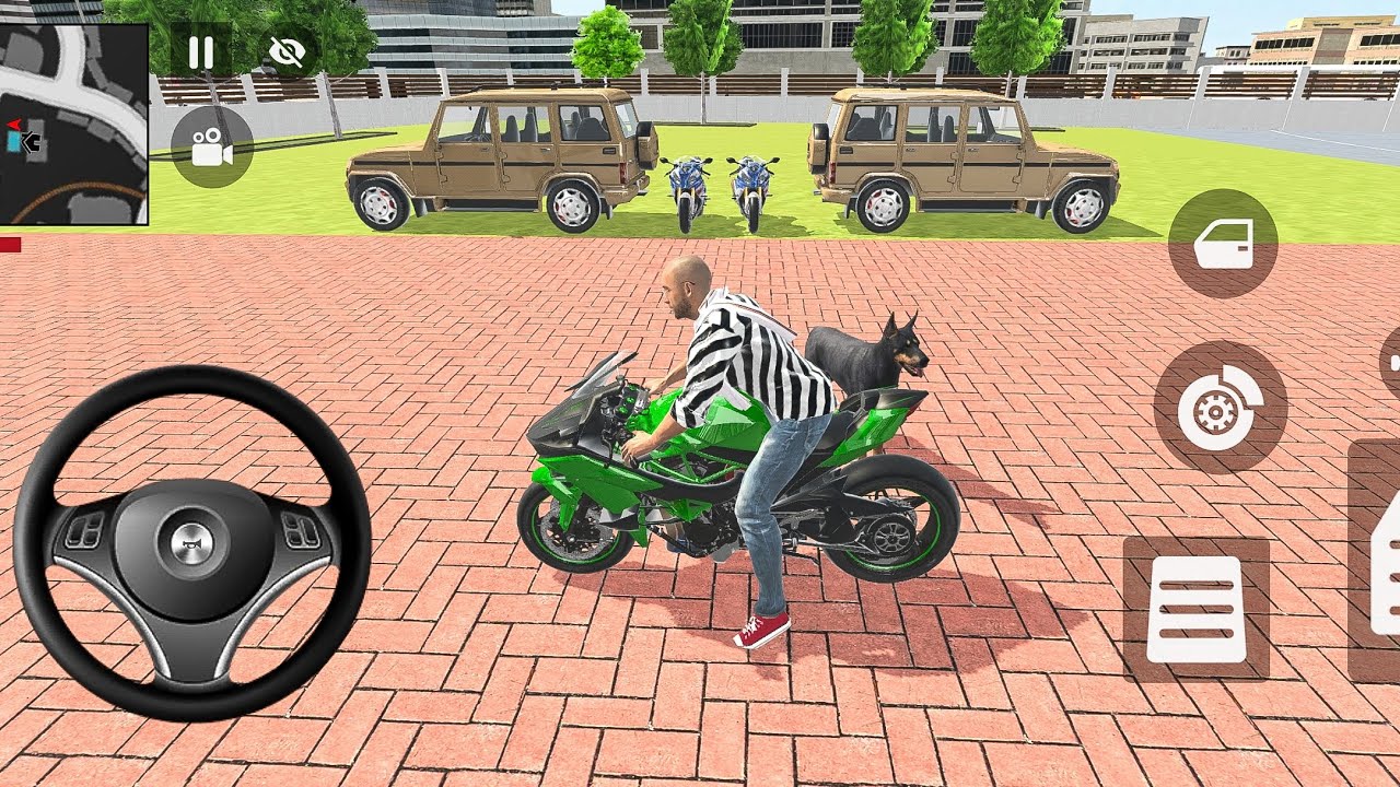 🎮 Franklin order by 2️⃣ BMW bike 💥 and 2️⃣ Jeep in Indian 🇮🇳 bike Theft 🚗 Auto simulator 🎮