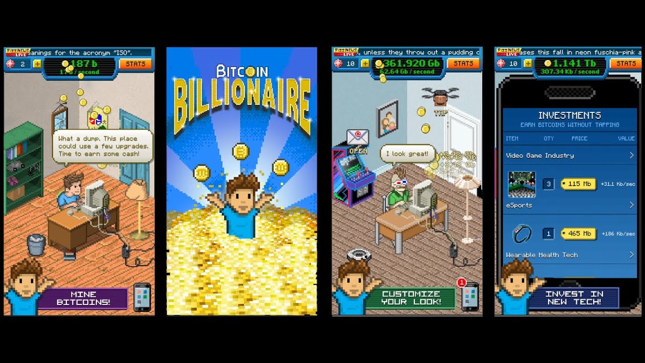 [RUS] Mobile Gamer: Bitcoin Billionaire (обзор)