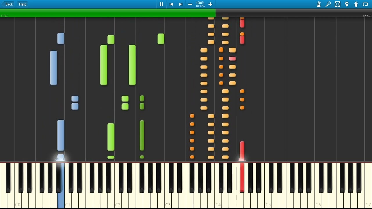 Synthesia_Gyere őrült_Piano