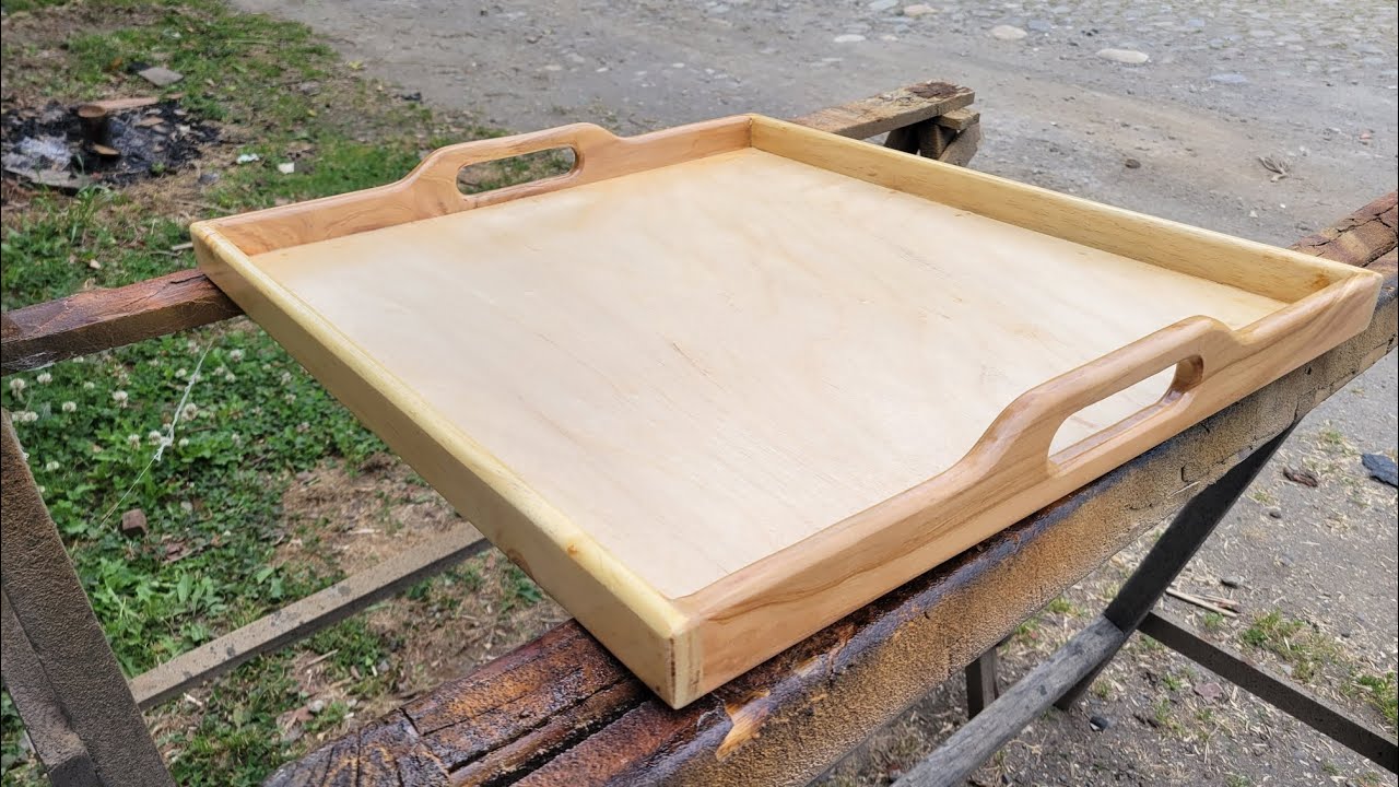COMO HACER BANDEJAS DE MADERA PASO A PASO
