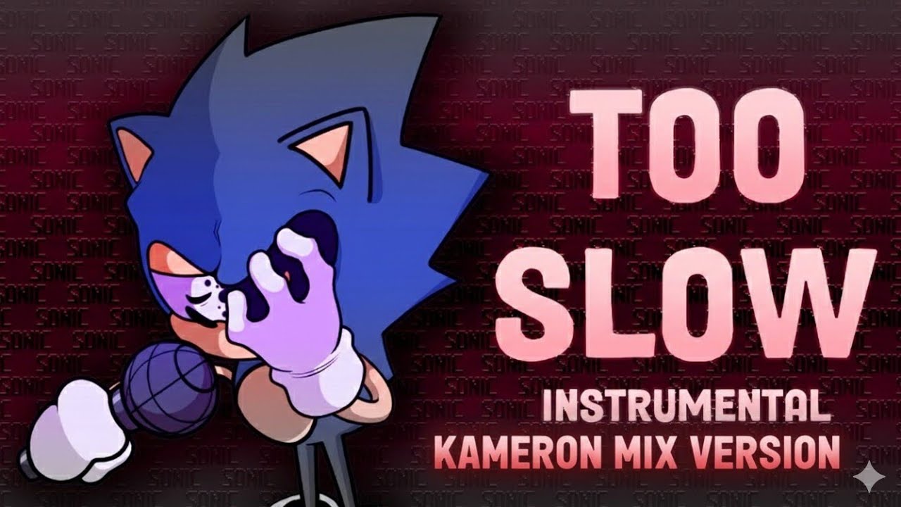 VS. Sonic.EXE - Too Slow Instrumental - Kameron Mix Cover #fridaynightfunkin 