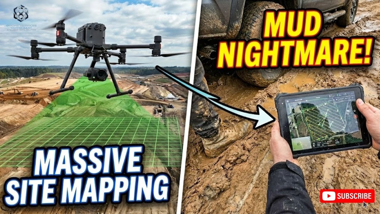 Drone Survey Day in the Life: GCPs, Flight Plans & Large Scale Mapping