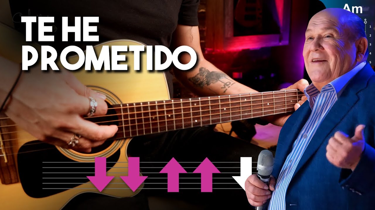 TE HE PROMETIDO - Leo Dan GUITARRA ACORDES PRINCIPIANTES | Tutorial Christianvib