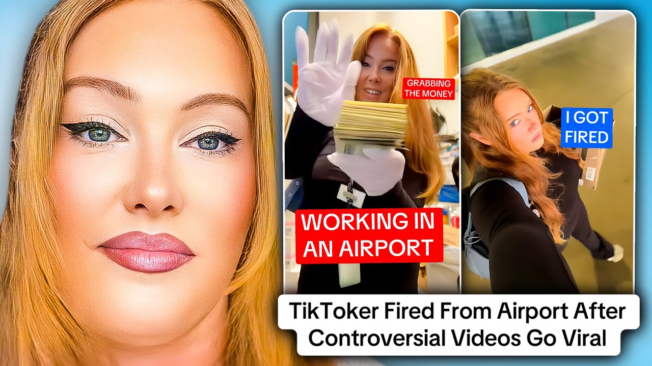TikToker Fired From Airport After Controversial Videos At Work
