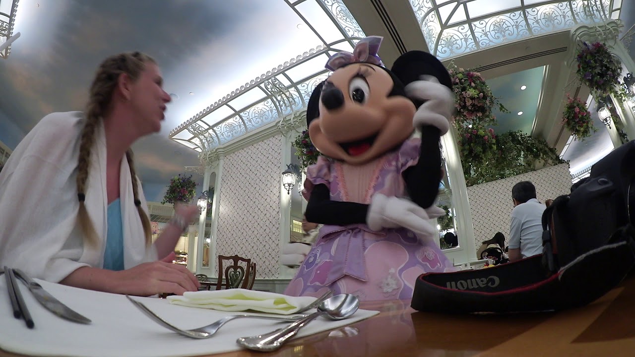 Hkdl 10 May enchanted garden Minnie