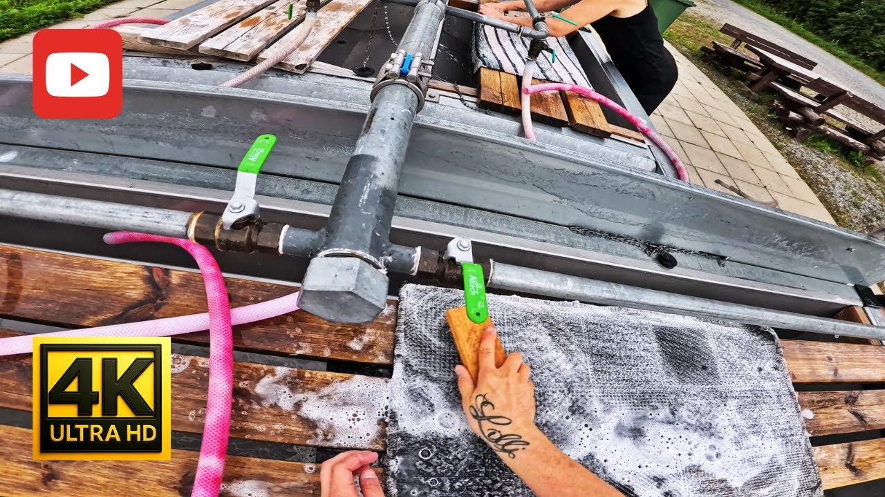 POV | Carpet Cleaning With The Family | Satisfying Summer Evening Wash | 4K 60fps