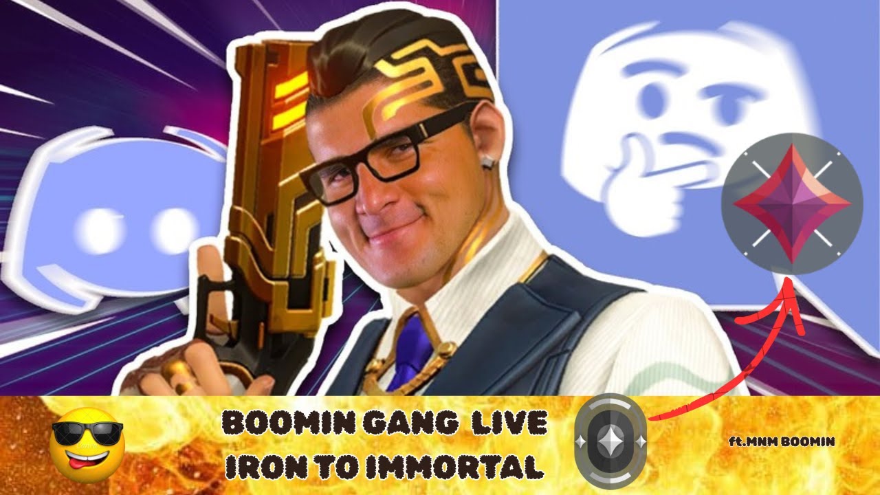 IRON TO IMMORTAL? RANK PUSH  | VALORANT LIVE INDIA | MNM BOOMIN