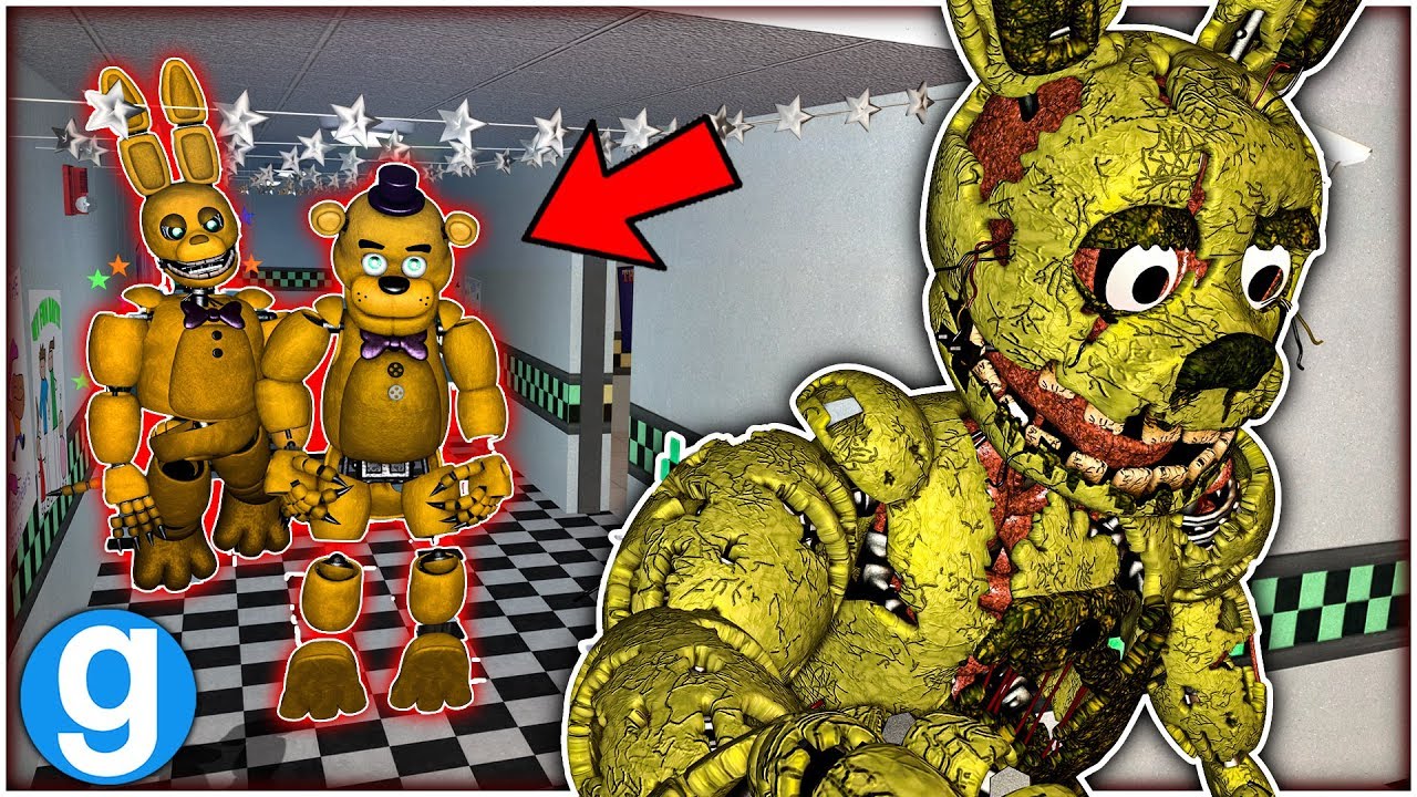 В центре внимания новый набор рэгдоллов для семейной закусочной Fredbears! - Гмод ФНАФ