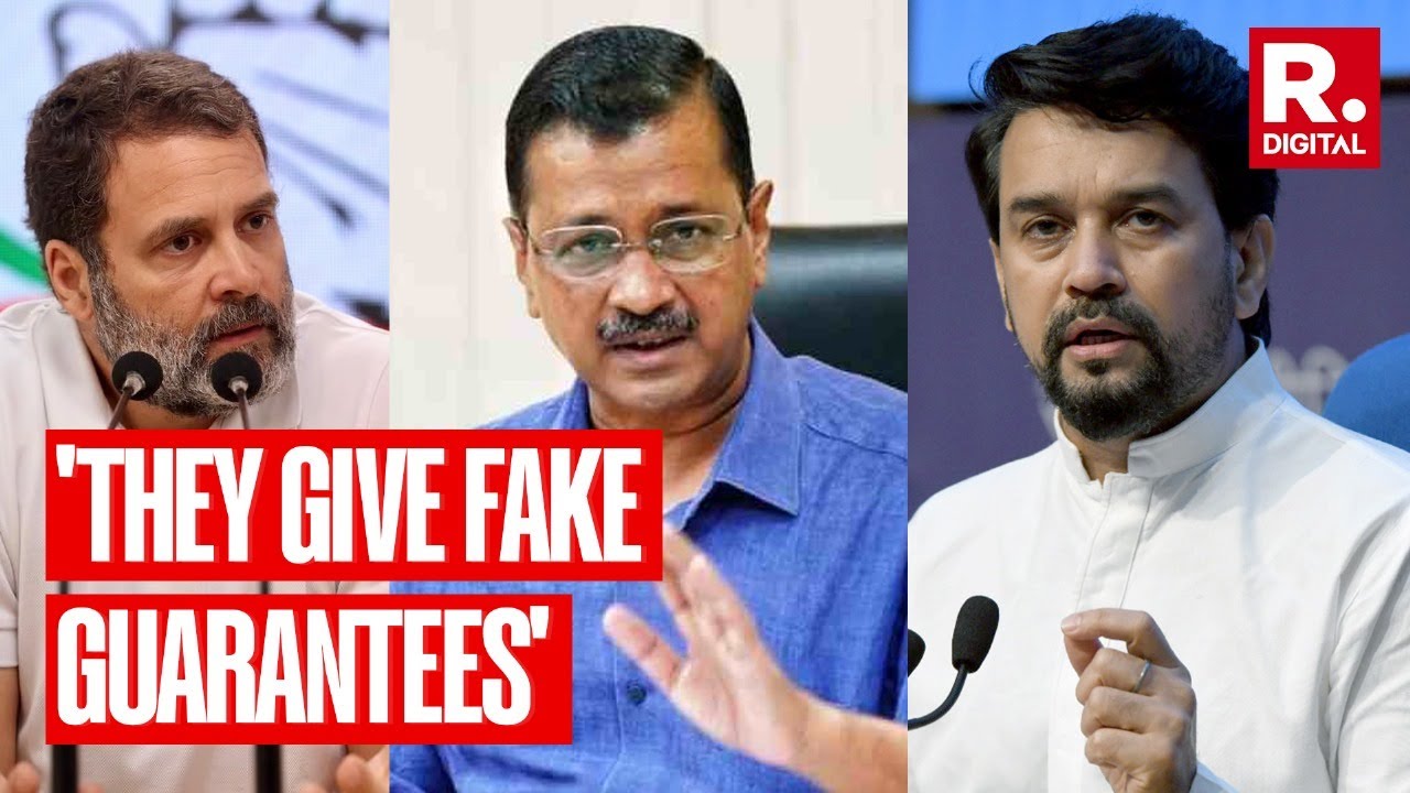 Anurag Thakur attacks Congress and AAP for 'rewari' and 'freebie' policy