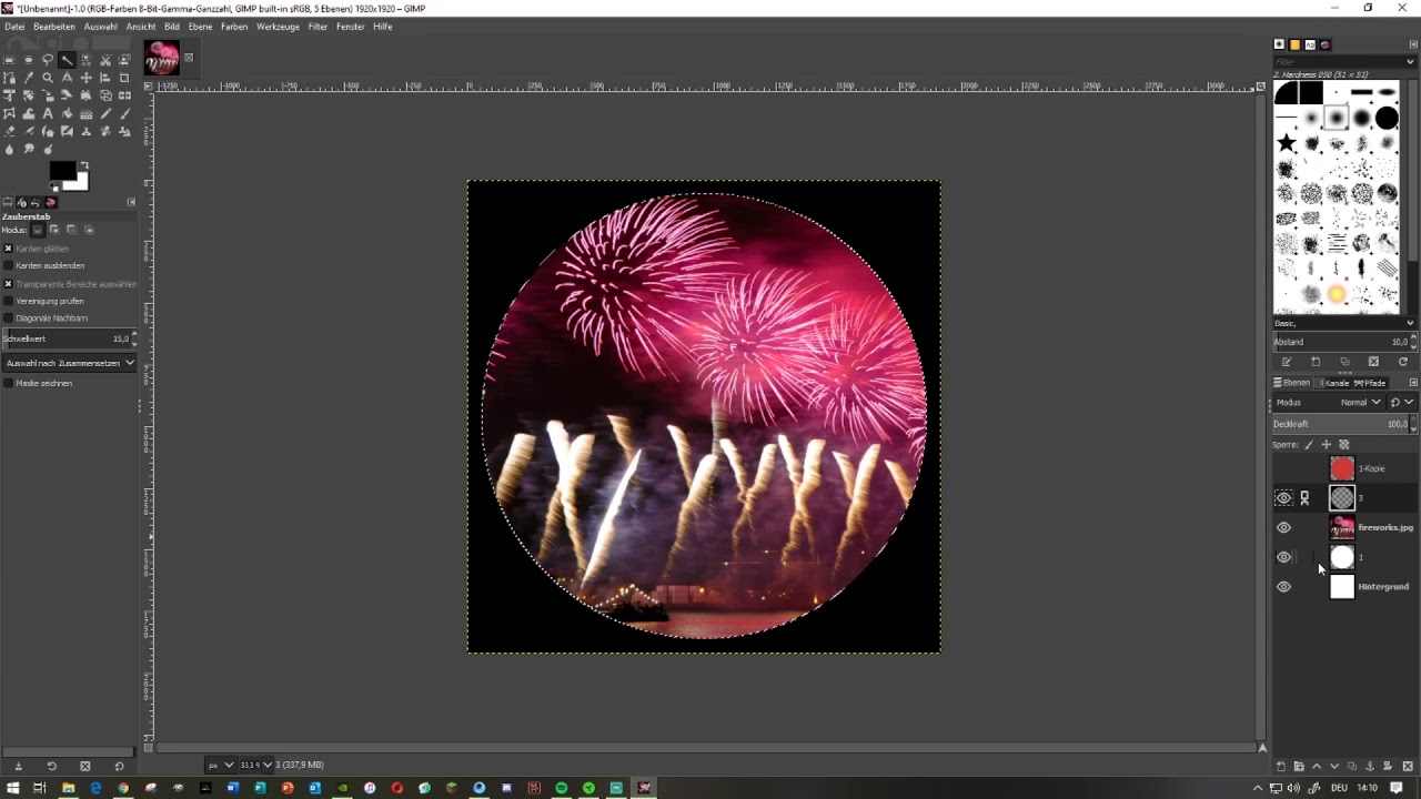 LOGO MIT GIMP ERSTELLEN!