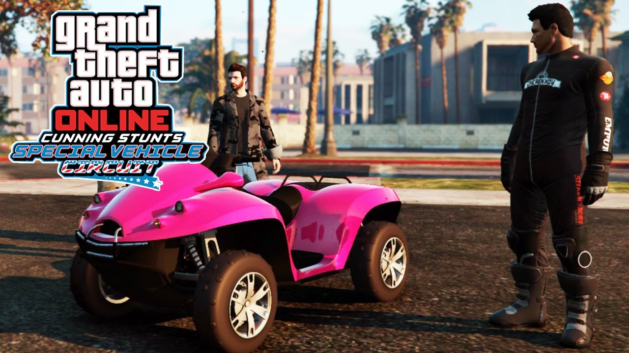 GTA V Online : CORRIDAS ACROBÁTICAS | MOTO 4 BLAZER AQUA