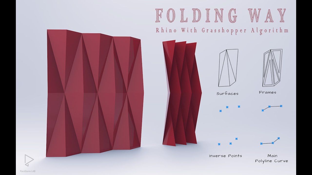 Rhino && Grasshopper 031 || Simple Folding Way