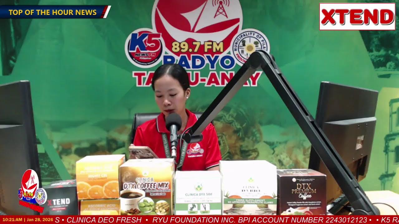 TOP OF THE HOUR NEWS with Gae Aligaen | January 28, 2026