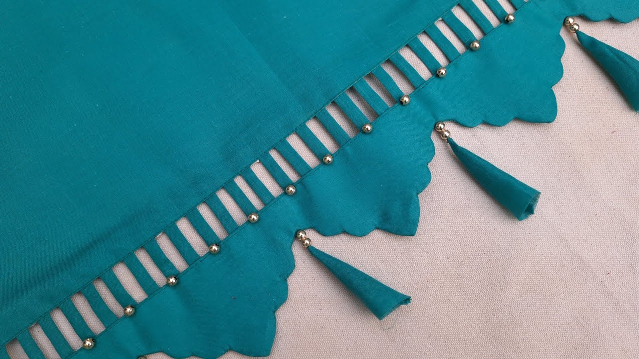 Sleeve and Daman Design 2021 Cutting And Stitching / suit palla design @sajiddesigns