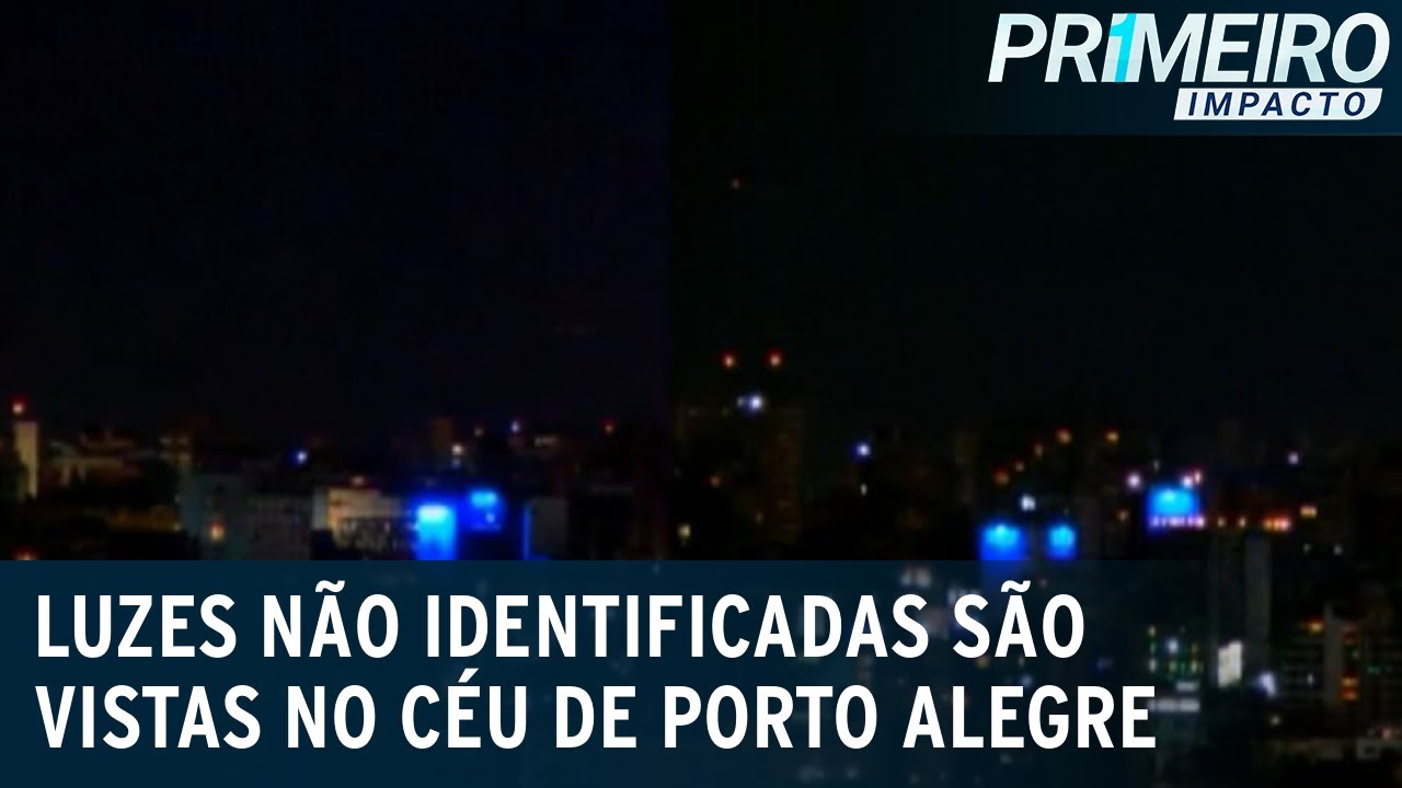Pilotos relatam luzes não identificadas no céu de Porto Alegre | Primeiro Impacto (07/11/22)