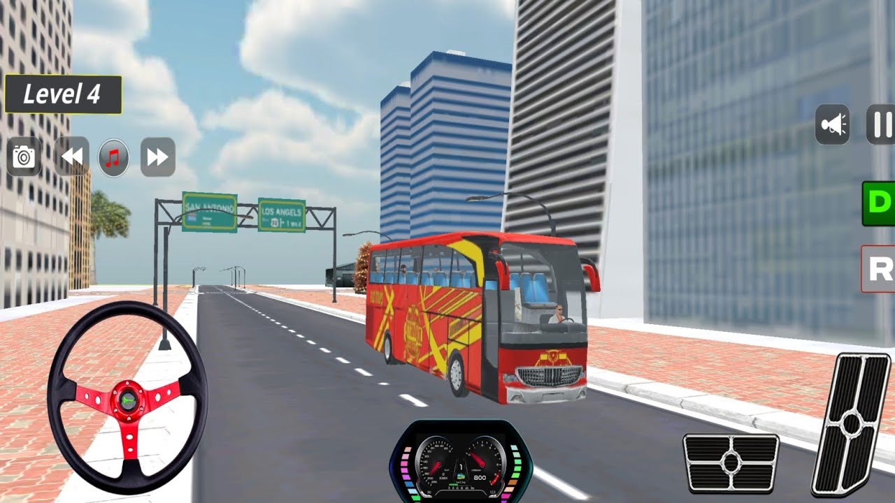 Bus Drive Simulator Explore Indian Cities Bus Simulator Driver 3D Game - Android Gameplay