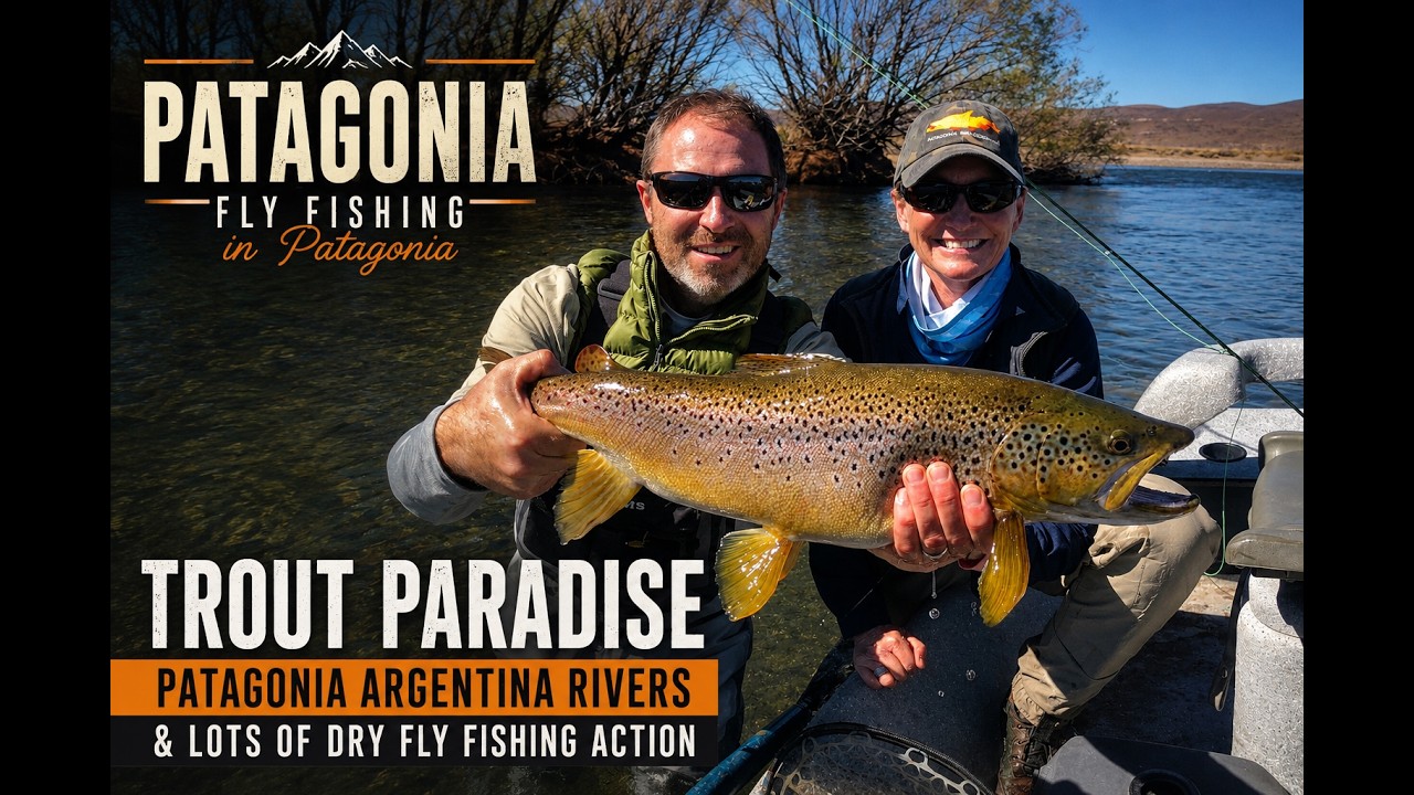 Trout Paradise - Patagonia Argentina rivers and lots of dry fly fishing action