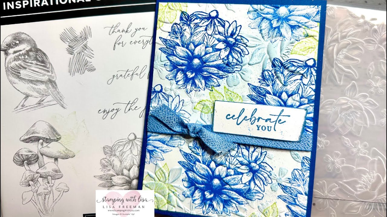 Fun Embossing Technique with Layered Florals!