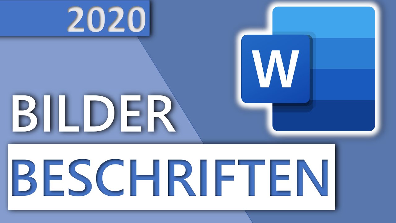 Word Bilder beschriften und mit Bildunterschrift gruppieren (2020)