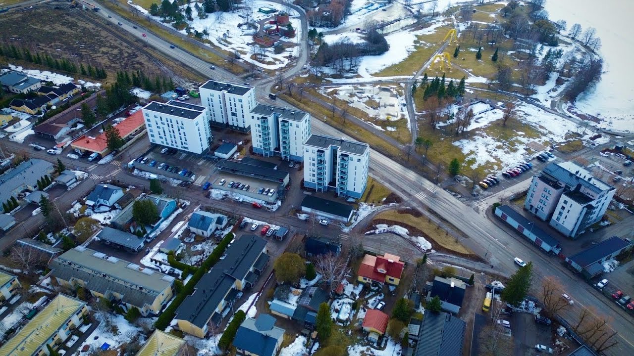 Finland Drone short  View 4k HD Video järvenpää,