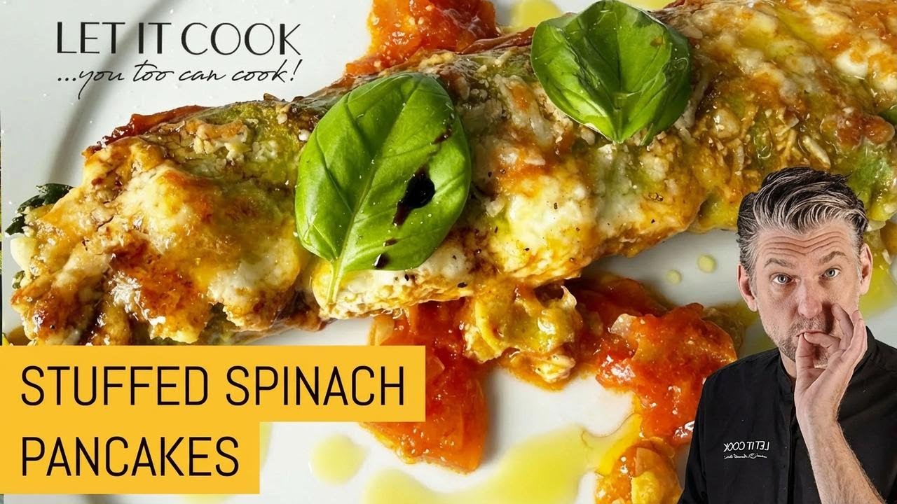 Baked Ricotta and Spinach Pancakes