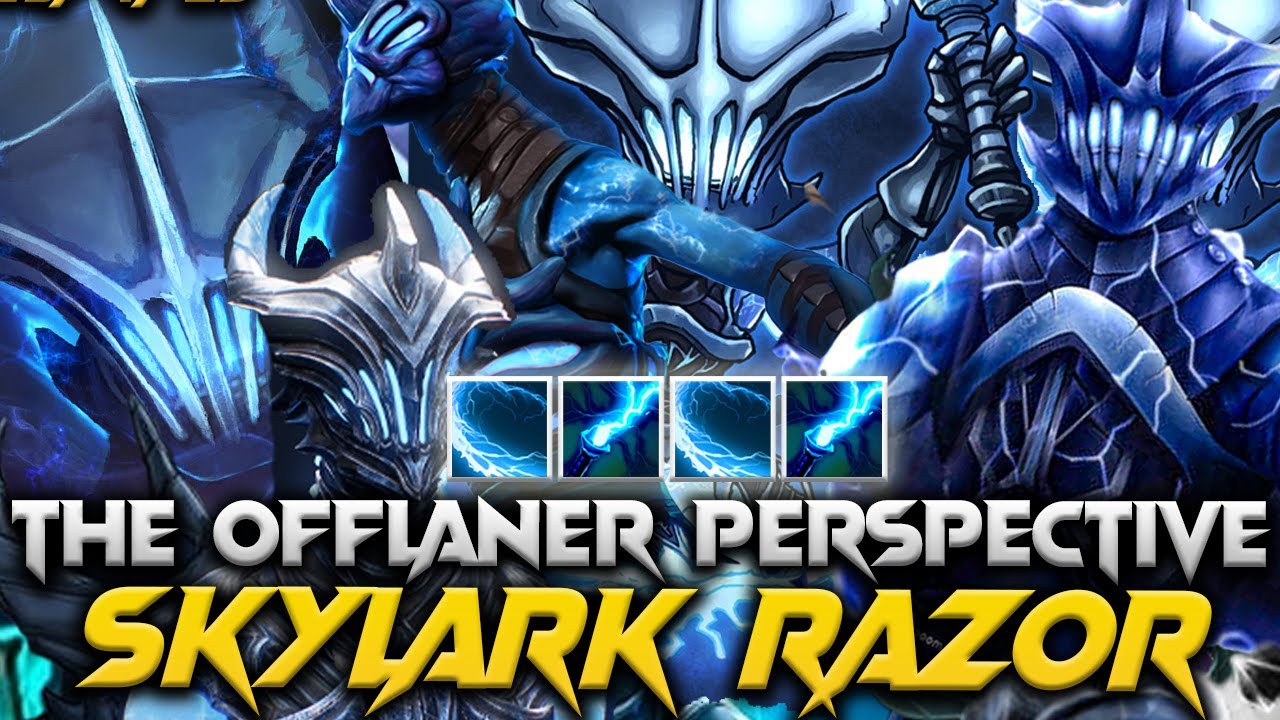 Skylark - Razor The Offlaner - Dota 2 Pro Full Gameplay in Patch 7.37E