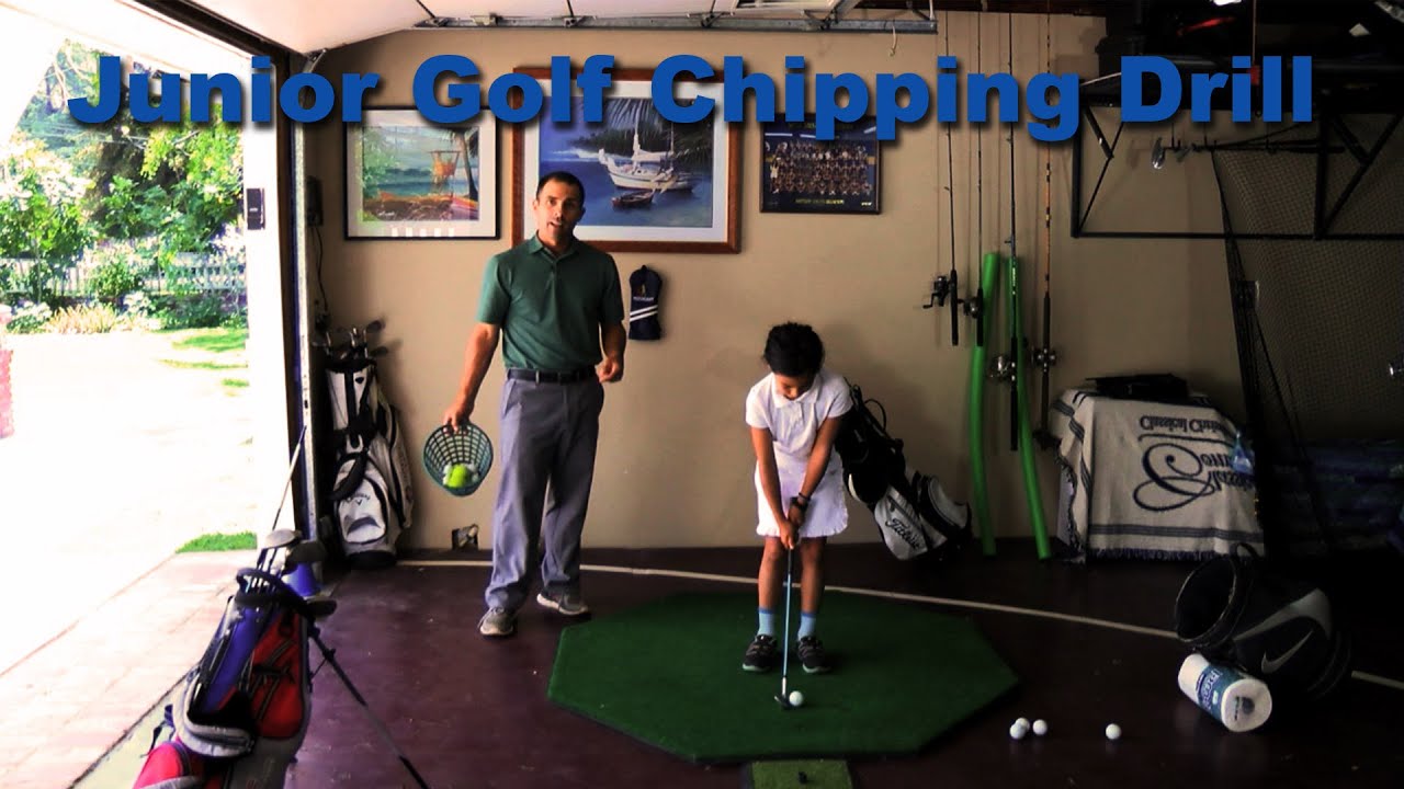 Junior Golf Chipping Drill