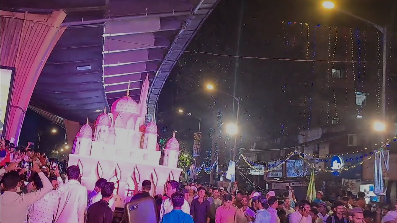 EID Milad Un Nabi Juloos Mohammad Ali Road Mumbai 2022 | 3 Hell Boys Vlogs