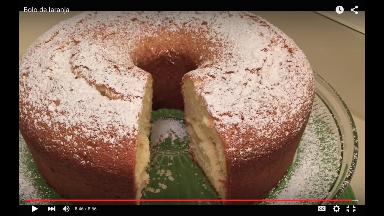 Bolo de Laranja Simples