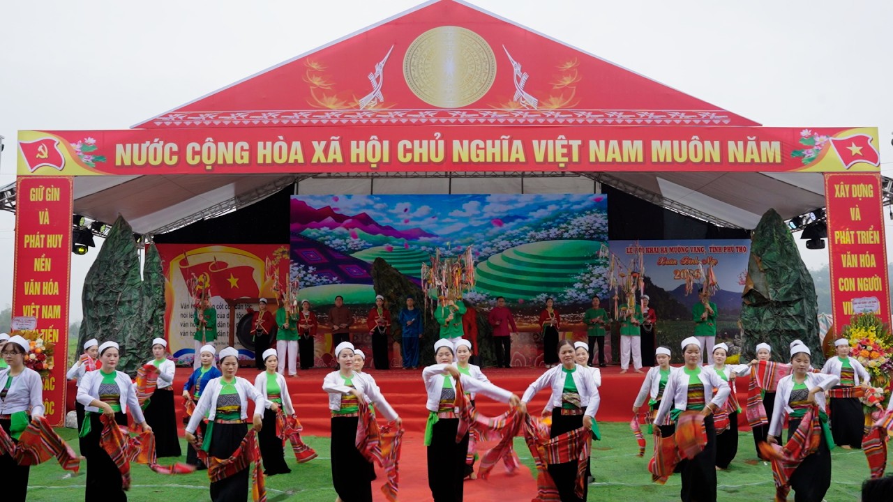 Chương trình Nghệ thuật đặc sắc tại Lễ hội Khai hạ Mường Vang - xã Mường Vang - tỉnh Phú Thọ 2026