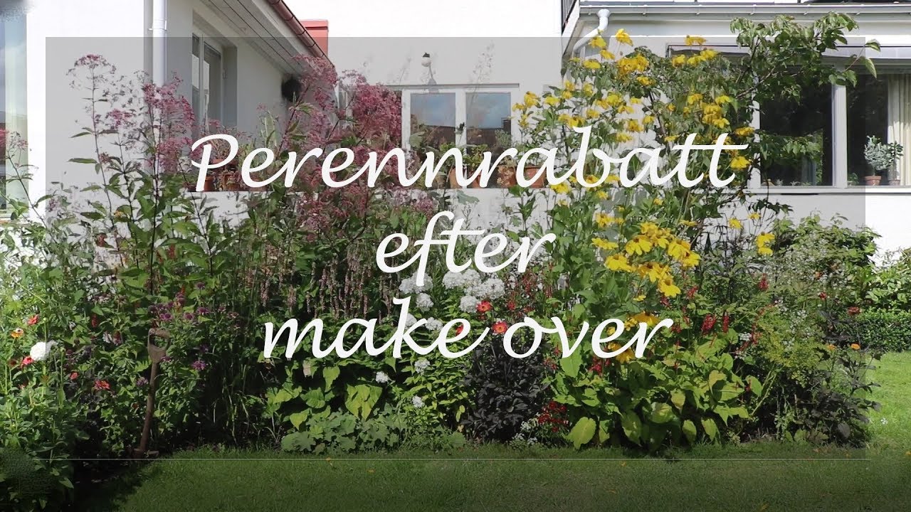 Perennrabatt efter make over