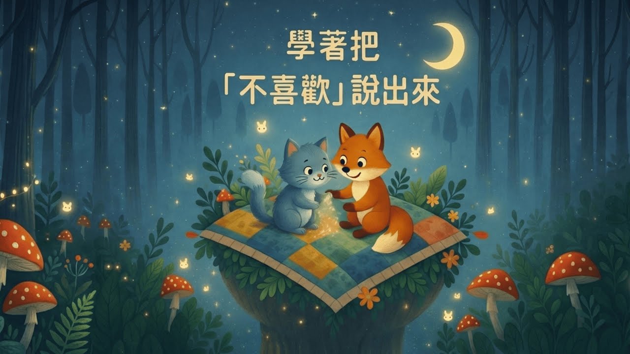 🦊🐱《學著把「不喜歡」說出來》有勇氣說出不安的人，更值得被好好對待｜睡前耳語 Rozen's Bedtime Whispers